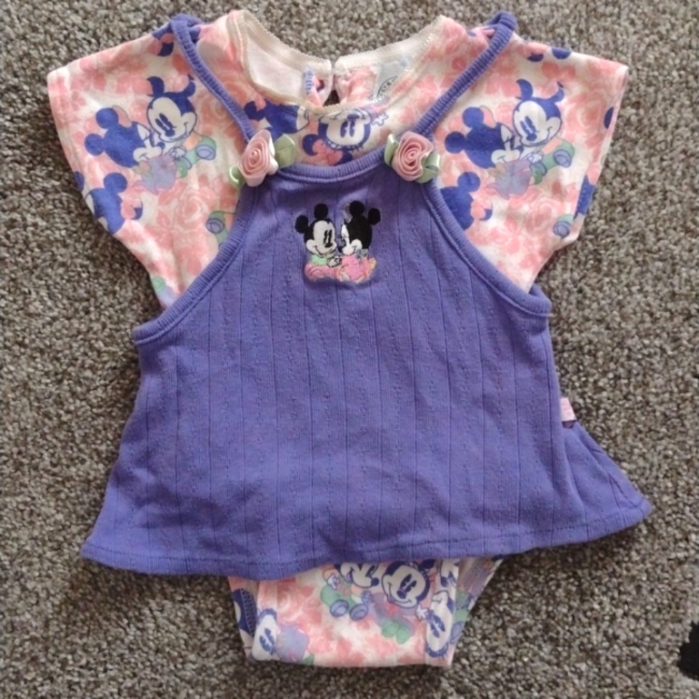 Baby Mickey and Co Onesie